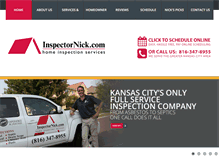 Tablet Screenshot of inspectornick.com